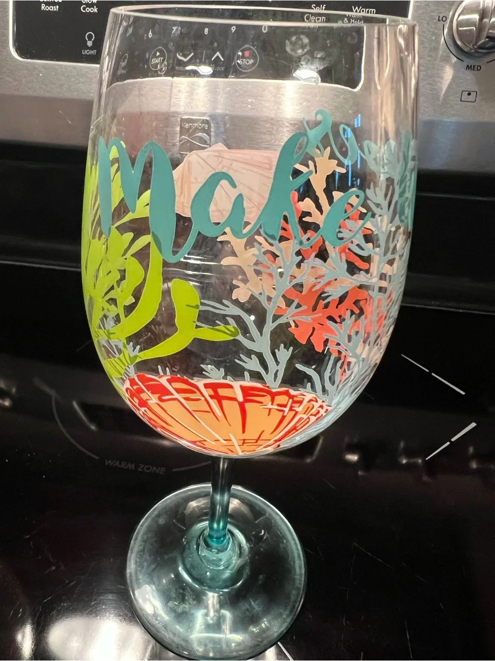 Bar ware cutting board (gl) with Flamingo design